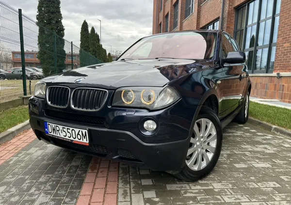 bmw BMW X3 cena 23900 przebieg: 285000, rok produkcji 2008 z Wrocław